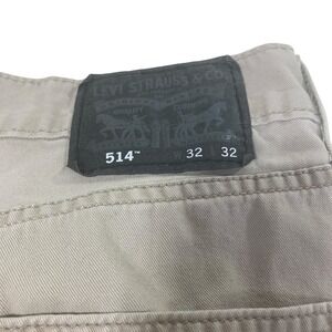 Levi‎ Strauss & Co 514 Straight Fit Jeans Mens 32x32 Waterless Tan Khaki